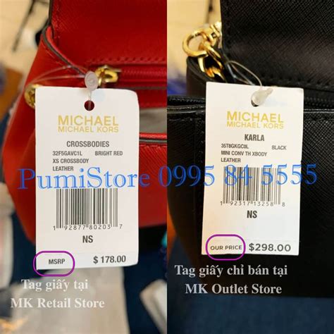 mk outlet vs retail